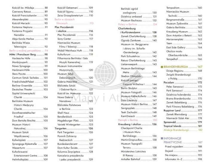 Berlin. Przewodnik travelbook wydawnictwa Bezdroża. Spis treści 2
