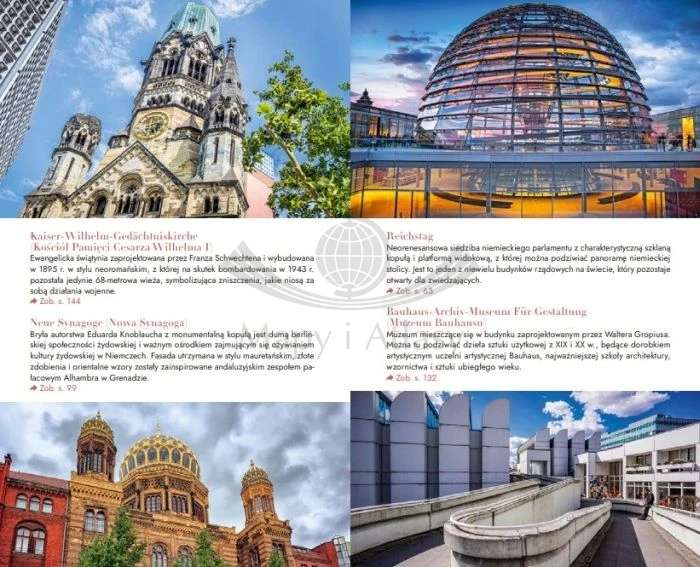 Berlin. Przewodnik travelbook wydawnictwa Bezdroża. Przykładowe strony 1