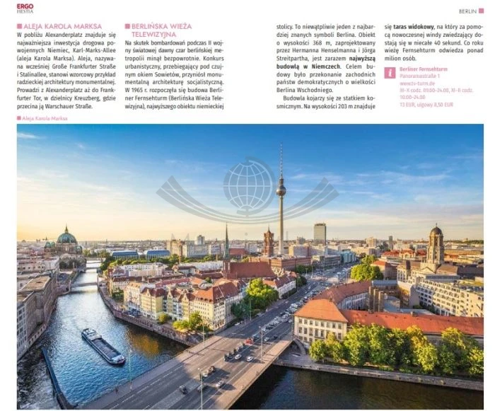 Berlin. Przewodnik travelbook wydawnictwa Bezdroża. Przykładowe strony 4