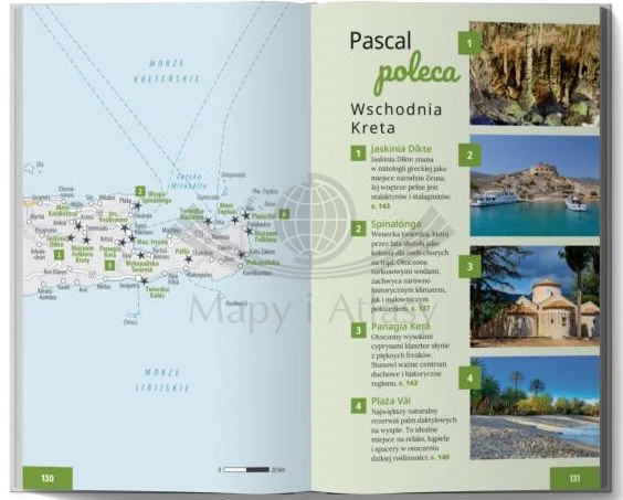 Kreta przewodnik lajt wydawnictwa Pascal. Przykładowe strony 2