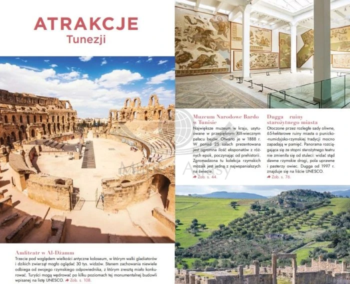 Tunezja. Przewodnik travelbook wydawnictwa Bezdroża. Przykładowe strony 1