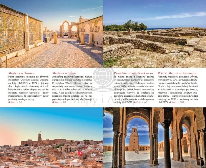 Tunezja. Przewodnik travelbook wydawnictwa Bezdroża. Przykładowe strony 2