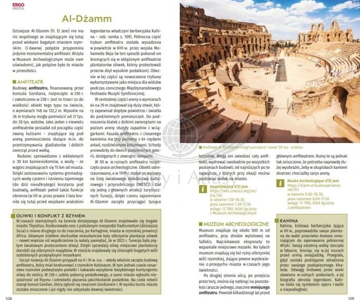 Tunezja. Przewodnik travelbook wydawnictwa Bezdroża. Przykładowe strony 4