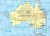 Australia, część wschodnia. Wodoodporna mapa samochodowa-turystyczna wydawnictwa Reise Know-How. Zasięg