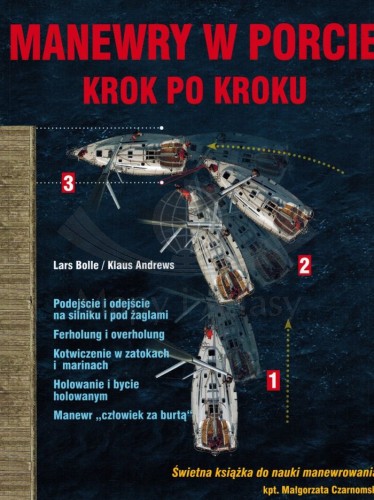 Manewry w porcie krok po kroku. Poradnik żeglarski wydawnictwa Nautica. Okładka