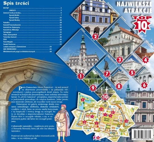 Zamość. Przewodnik wydawnictwa Galileos. Okładka - tył