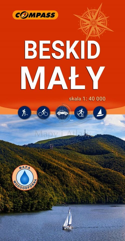 Beskid Mały 1:40 000. Laminowana mapa turystyczna. Wyd. 2026. Compass