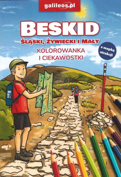 Beskid Śląski, Żywiecki i Mały. Kolorowanka i ciekawostki o regionie. Okładka