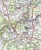 Serbia, Czarnogóra, Kosowo, Macedonia Północna. Mapa samochodowo-turystyczna. Freytag & Berndt. Fragment