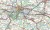 Polska 1:650 000. Mapa samochodowo-turystyczna wydawnictwa Compass. Fragment 1