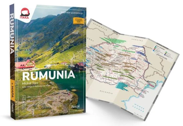 Rumunia. Inspirator podróżniczy. Przewodnik + mapa wydawnictwa Pascal. Okładka