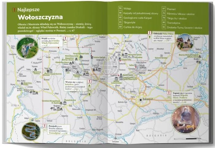 Rumunia. Inspirator podróżniczy. Przewodnik + mapa wydawnictwa Pascal. Przykładowe strony 3