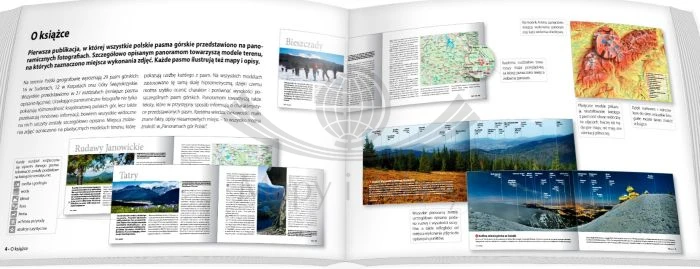 Polska. Panoramy gór Polski wydawnictwa ExpressMap. Przykładowe strony 1