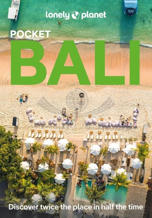 Bali. Przewodnik Pocket z mapą wyspy wydawnictwa Lonely Planet. Okładka