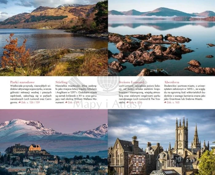 Szkocja i Szetlandy. Przewodnik travelbook wydawnictwa Bezdroża. Przykładowe strony 1