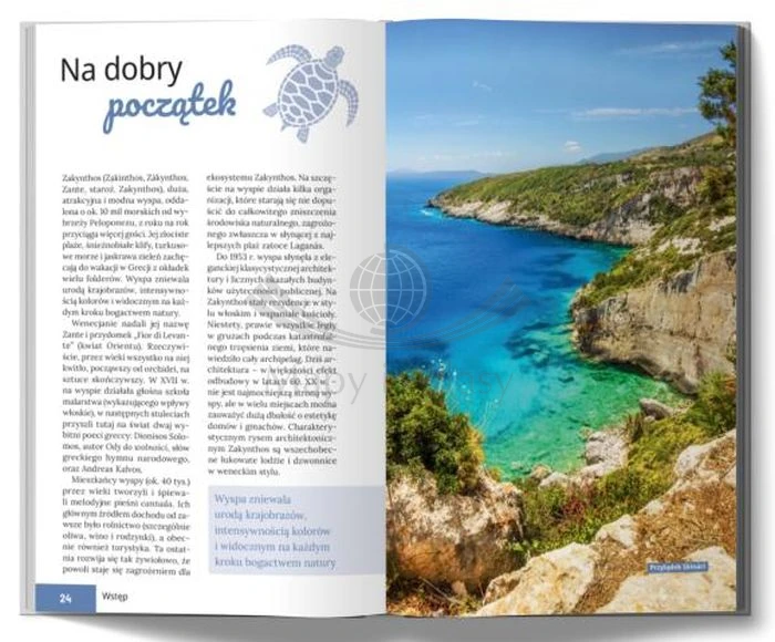 Zakintos / Zakynthos. Przewodnik Lajt wydawnictwa Pascal. Przykładowe strony 3