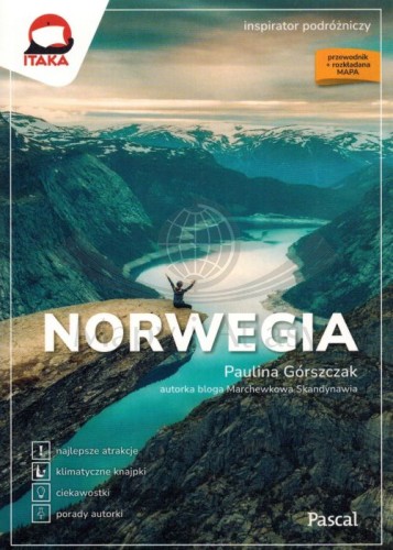 Norwegia Inspirator Podróżniczy+ mapa wydawnictwa Pascal. Okładka