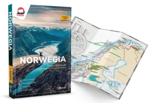 Norwegia Inspirator Podróżniczy+ mapa wydawnictwa Pascal. Okładka