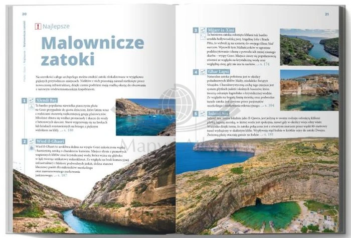 Malta i Gozo. Inspirator Podróżniczy. Przewodnik wydawnictwa Pascal. Przykładowe strony 1