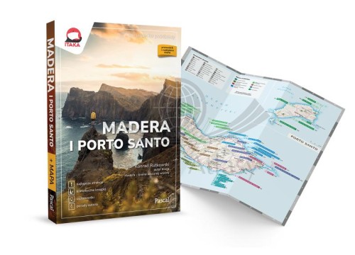 Madera i Porto Santo. Inspirator Podróżniczy. Przewodnik wydawnictwa Pascal. Okładka + mapa