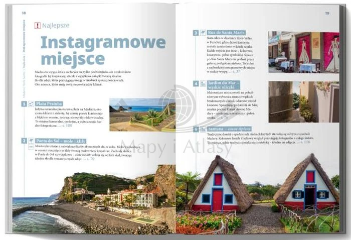 Madera i Porto Santo. Inspirator Podróżniczy. Przewodnik wydawnictwa Pascal. Przykładowe strony 1