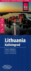 Litwa i Obwód Kaliningradzki 1:325 000. Wodoodporna mapa samochodowo-turystyczna wydawnictwa Reise Know-How. Okładka
