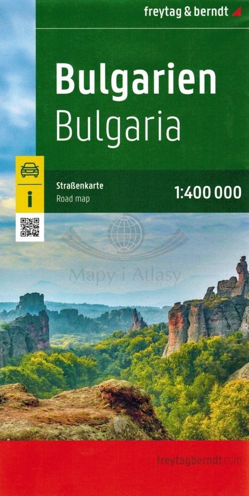 Bułgaria 1:400 000. Mapa samochodowo-turystyczna. Wyd. 2026. Freytag & Berndt