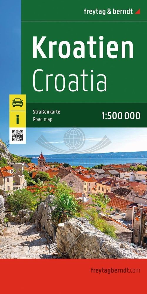 Chorwacja 1:500 000. Mapa samochodowa. Wyd. 2026. Freytag & Berndt