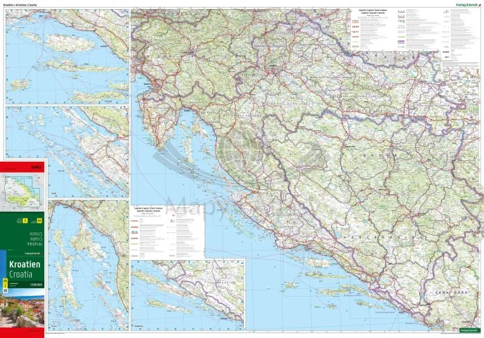 Chorwacja 1:500 000. Mapa samochodowa wydawnictwa Freytag Berndt. Pierwsza strona