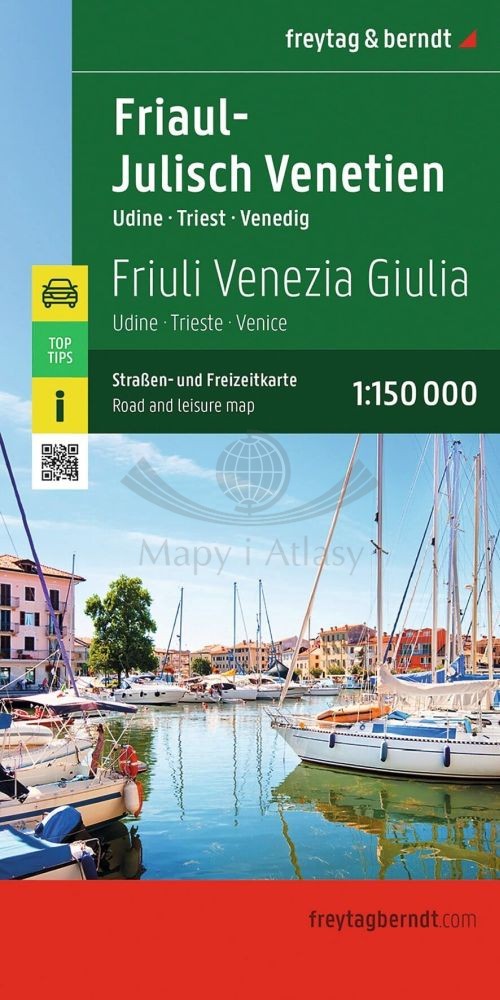 Friuli-Wenecja Julijska / Friaul - Julisch Venetien, Udine, Triest, Wenecja. Mapa samochodowo-turystyczna. Wyd. 2026. Freytag & Berndt