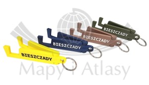 Bieszczady. Składana podstawka pod telefon, brelok
