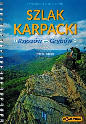 Szlak Karpacki. Rzeszów - Grybów. Przewodnik turystyczny wydawnictwa Compass. Okładka