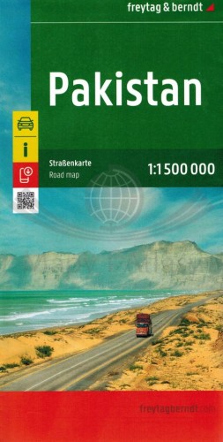 Pakistan 1:1 500 000. Mapa samochodowa wydawnictwa Freytag Berndt. Okładka