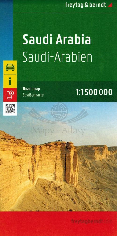 Arabia Saudyjska 1:1 500 000. Mapa samochodowo-turystyczna. Wyd. 2026. Freytag & Berndt