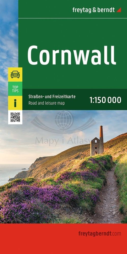 Kornwalia 1:150 000. Mapa samochodowo-turystyczna. Wyd. 2026. Freytag & Berndt