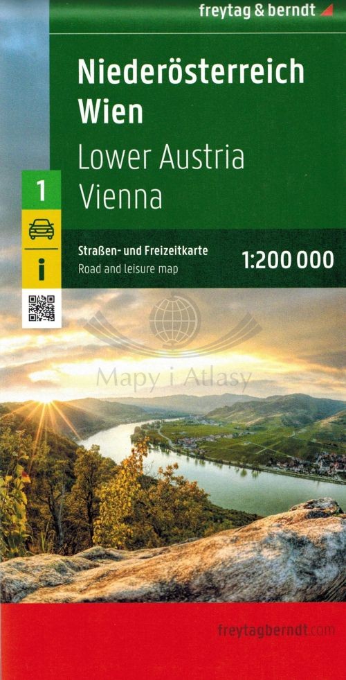 Dolna Austria. Wiedeń / Niederosterreich - Wien. Mapa samochodowo-turystyczna /1/. Wyd. 2026. Freytag & Berndt