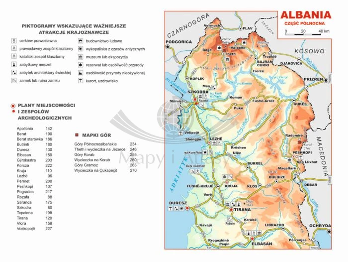 Albania. Przewodnik wydawnictwa Rewasz. Przykładowe strony 1