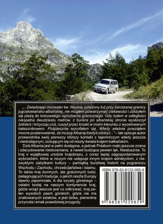 Albania. Przewodnik wydawnictwa Rewasz. Okładka - tył