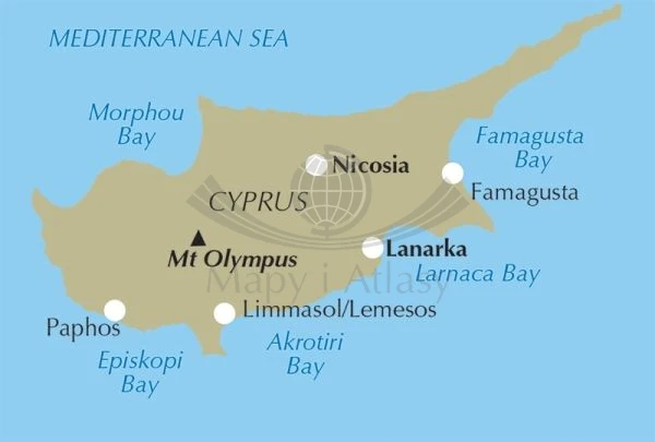 Cypr / Walking in Cyprus. Przewodnik wydawnictwa Cicerone. Zasięg