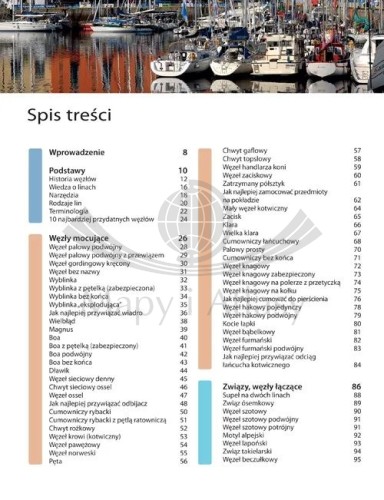 Biblia węzłów. Książki dla żeglarzy wydawnictwa Almapress. Spis treści 1