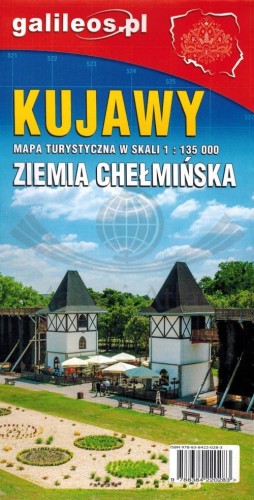 Kujawy. Mapa samochodowo-turystyczna wydawnictwa Galileos. Okładka