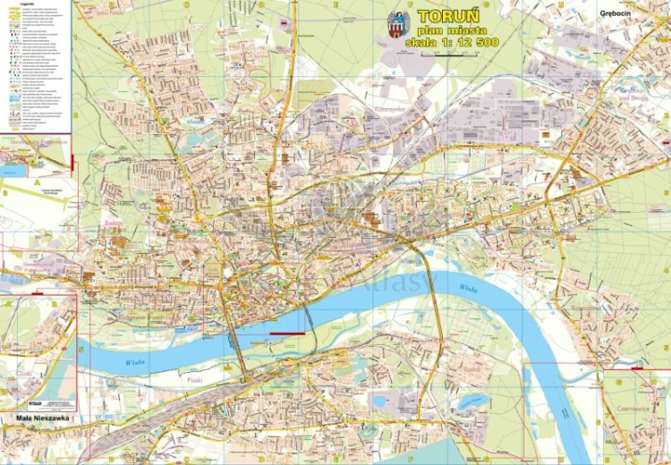 Kujawy. Mapa samochodowo-turystyczna wydawnictwa Galileos. Druga strona