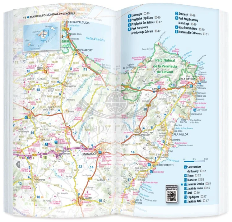 Majorka, Minorka, Ibiza, Formentera. Przewodnik light + laminowana mapa ExpressMap. Przykładowe strony 3