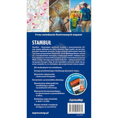Stambuł. Przewodnik light + laminowana mapa. ExpressMap. Okładka tył