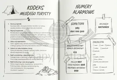 Korona Polskich Gór. Dziennik Młodego Zdobywcy. Bezdroża. Przykładowe strony 1