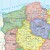 Polska. Dwustronna minimapa / podkładka pod mysz. Administracyjna i fizyczna - strona administracyjna (fragment 1)