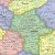 Polska. Dwustronna minimapa / podkładka pod mysz. Administracyjna i fizyczna - strona administracyjna (fragment 2)