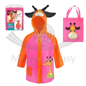Płaszcz przeciwdeszczowy dziecięcy GIRAFFE - Żyrafa