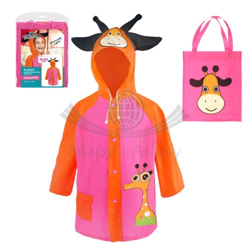 Płaszcz przeciwdeszczowy dziecięcy GIRAFFE - Żyrafa