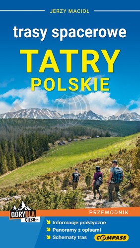 Tatry Polskie. Trasy spacerowe. Przewodnik wydawnictwa Compass. Okładka